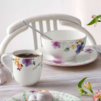 21.5 cm - Villeroy & Boch Mariefleur Basic Plato De Postre De Porcelana Premium - Set 6 Pz