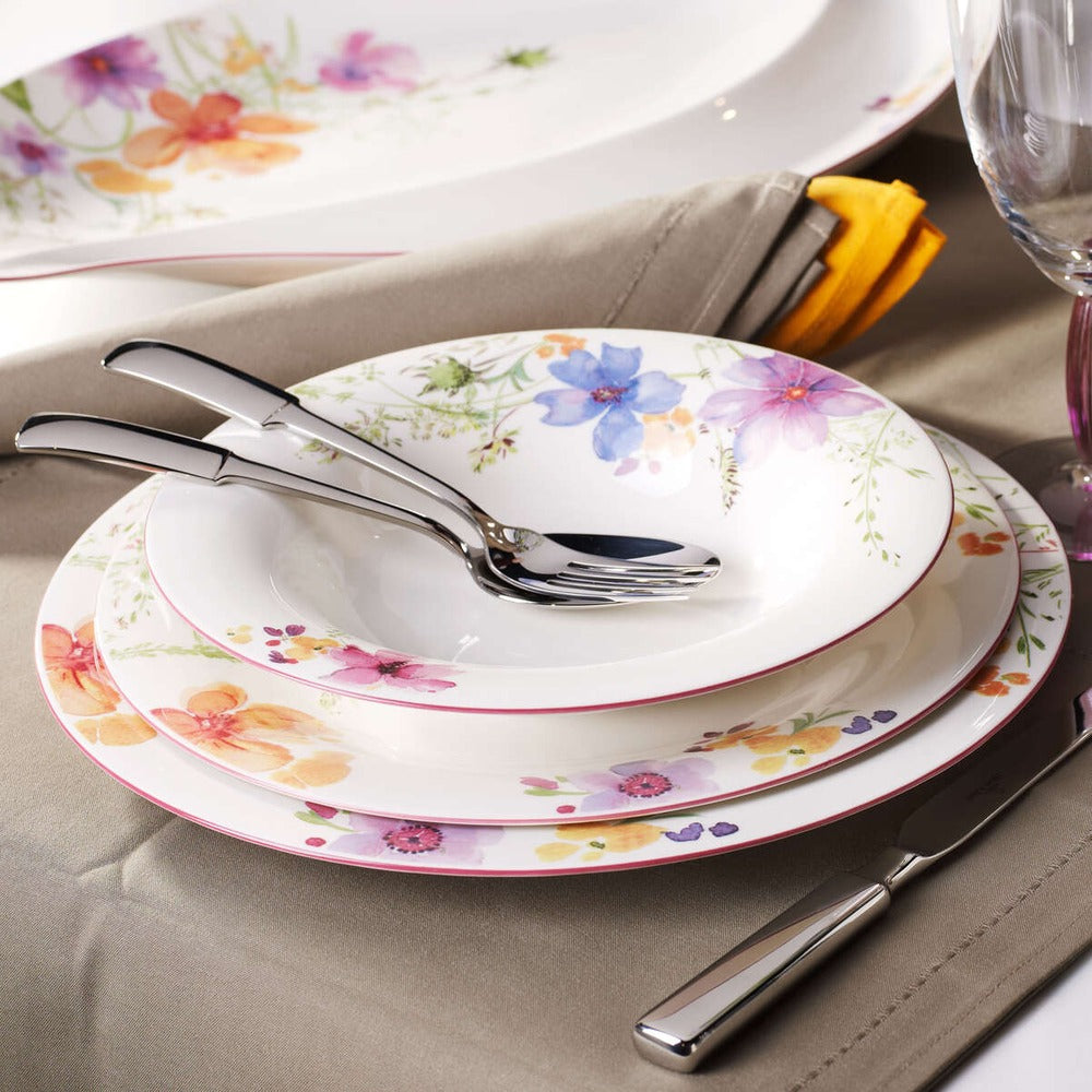 30 cm - Villeroy & Boch Mariefleur Basic Gourmet Presentation Plate in Premium Porcelain