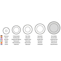 30 cm - Villeroy & Boch Mariefleur Basic Gourmet Presentation Plate in Premium Porcelain