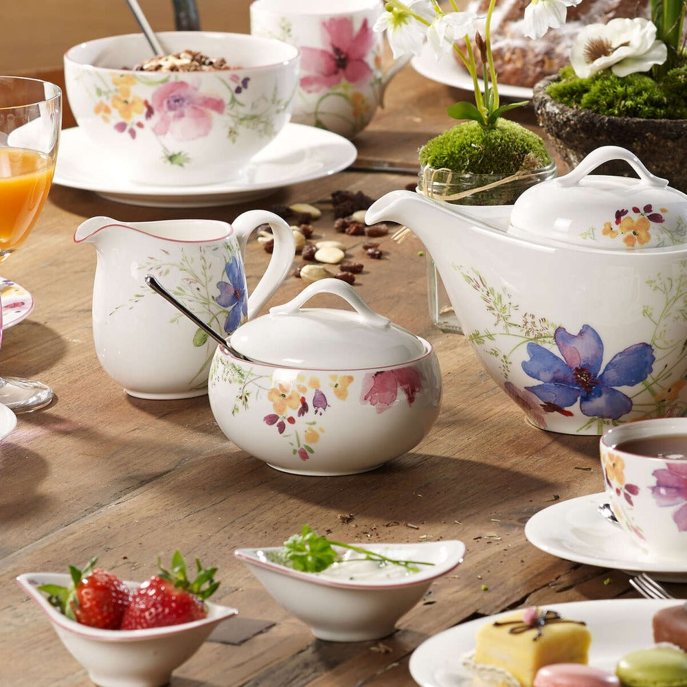 37 cl - Villeroy & Boch Mariefleur Gris Basic Suikerpot van premium porselein