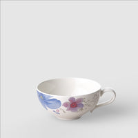 12 cl - Villeroy & Boch Mariefleur Gris Basic Tasse Thé En Porcelaine Premium - Set 6 Pcs