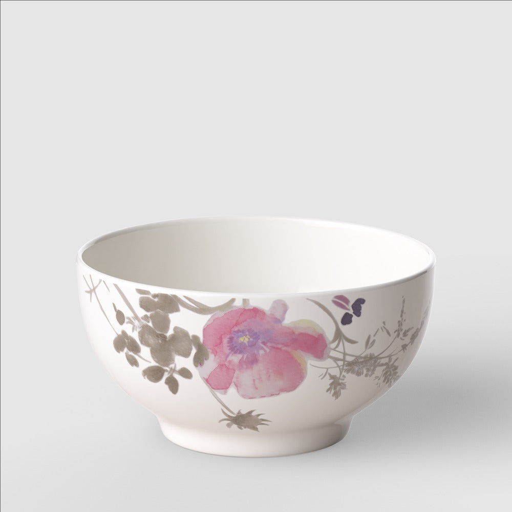 50 cl - Villeroy & Boch Mariefleur Gris Basic Ciotola Cereali In Porcellana Premium - Set 4 Pz