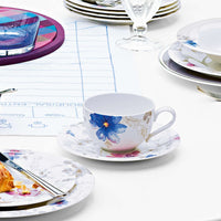 26 cl - Villeroy & Boch Mariefleur Gris Basic Mok in premium porselein - Set 6 st