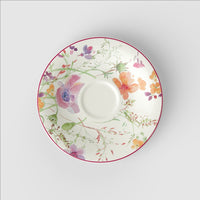16.7 cm - Villeroy & Boch Mariefleur Tea Soucoupe tasse thé en porcelaine premium - Set de 6 pz