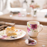 43 cl - Villeroy & Boch Mariefleur Tea Tazza Mug In Porcellana Premium - Set 6 Pz