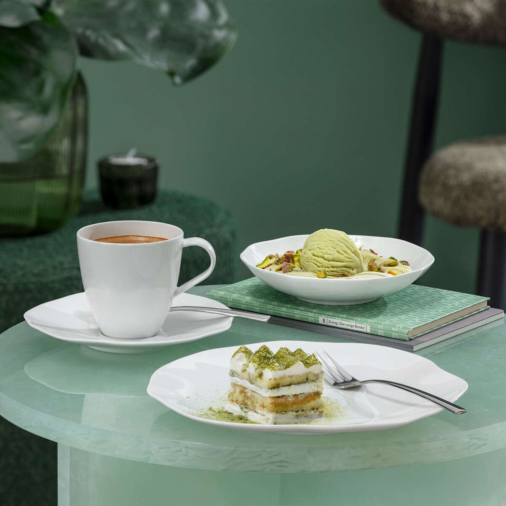 90 cl - Villeroy & Boch Pura Coppa Dessert Macedonia In Porcellana Premium - Set 6 Pz