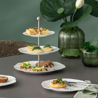 27.2 cm - Villeroy & Boch Pura Cake Stand In Premium Porcelain