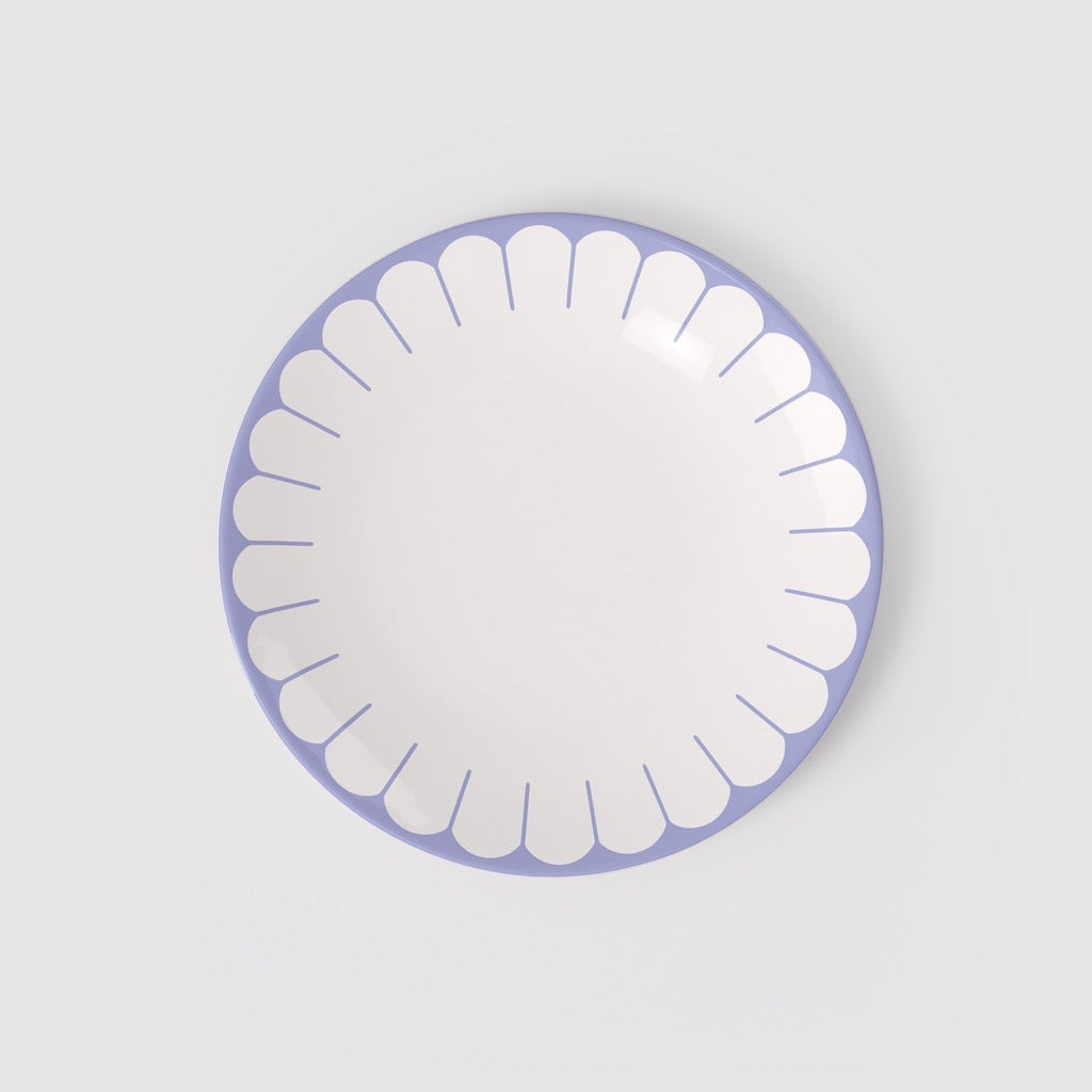 26.6 cm - Villeroy & Boch Fleur Flacher Teller Aus Premium-Porzellan Set 6 Pz