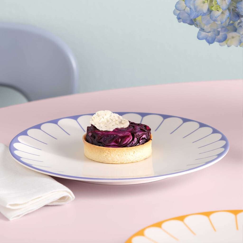 26.6 cm - Villeroy & Boch Fleur Flacher Teller Aus Premium-Porzellan Set 6 Pz
