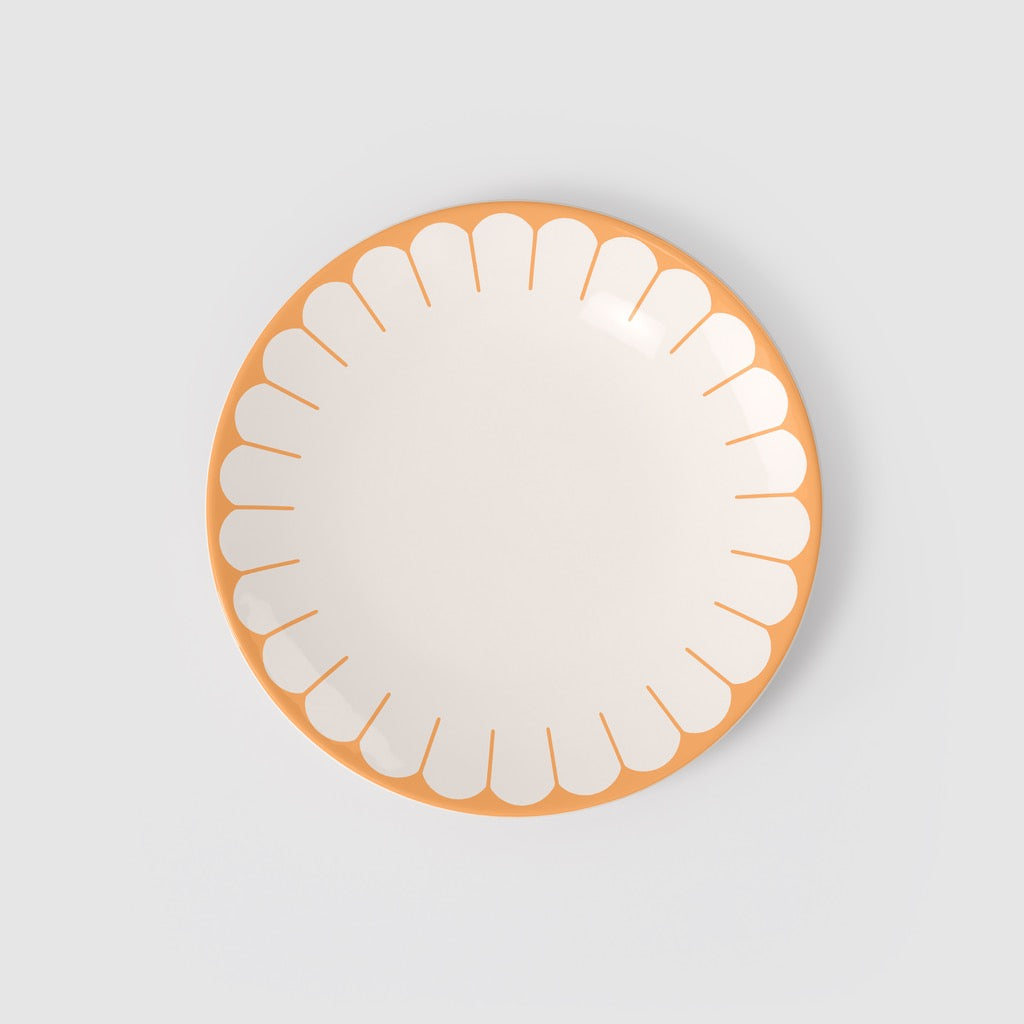 26.6 cm - Villeroy & Boch Fleur Flacher Teller Aus Premium-Porzellan Set 6 Pz