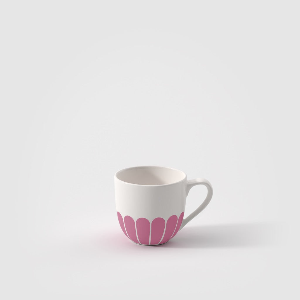 7 cl - Villeroy & Boch Fleur Espresso Kop Van Premium Porselein Set 6 Pz