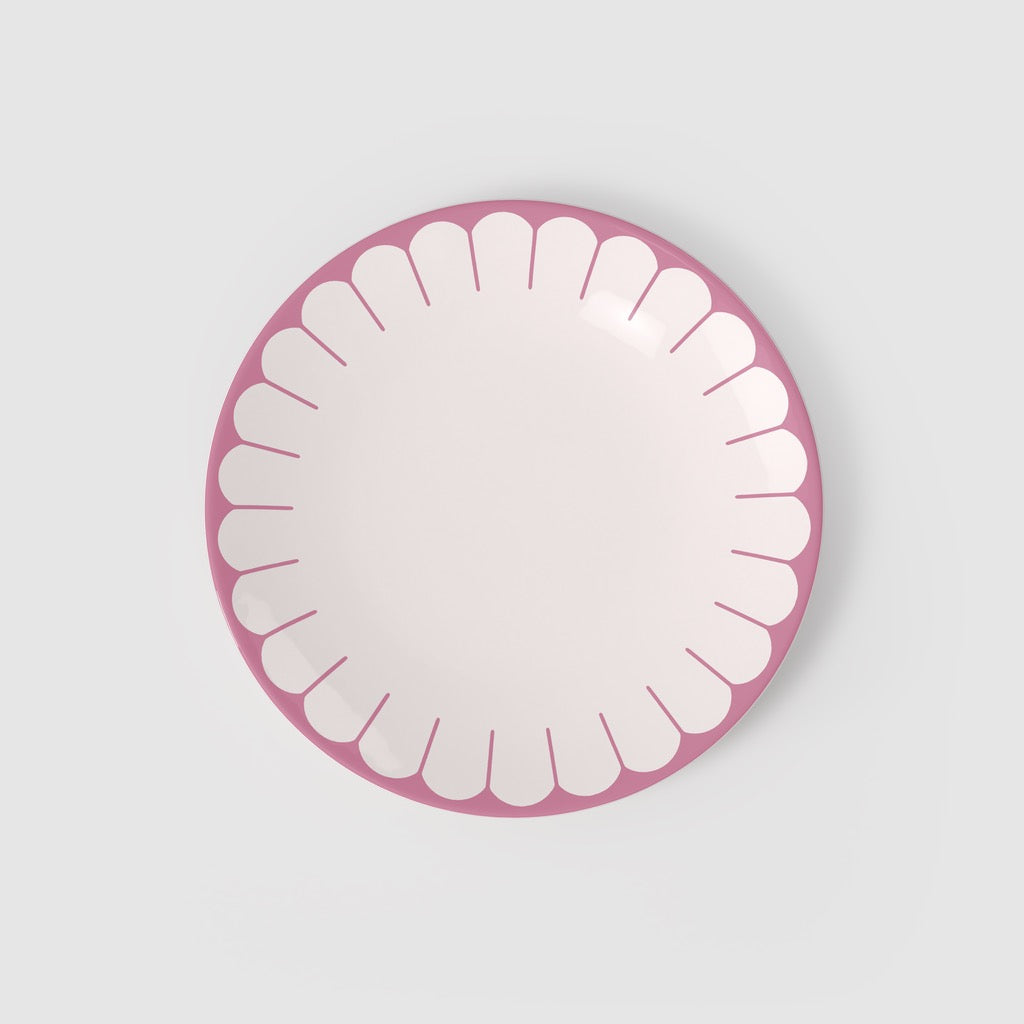 26.6 cm - Villeroy & Boch Fleur Flacher Teller Aus Premium-Porzellan Set 6 Pz