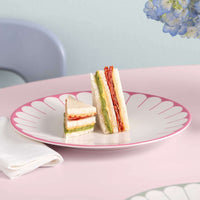 26.6 cm - Villeroy & Boch Fleur Flacher Teller Aus Premium-Porzellan Set 6 Pz