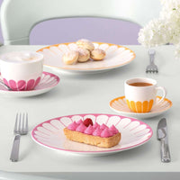 21.2 cm - Villeroy & Boch Fleur Assiette Dessert En Porcelaine Premium Lot de 6 Pièces