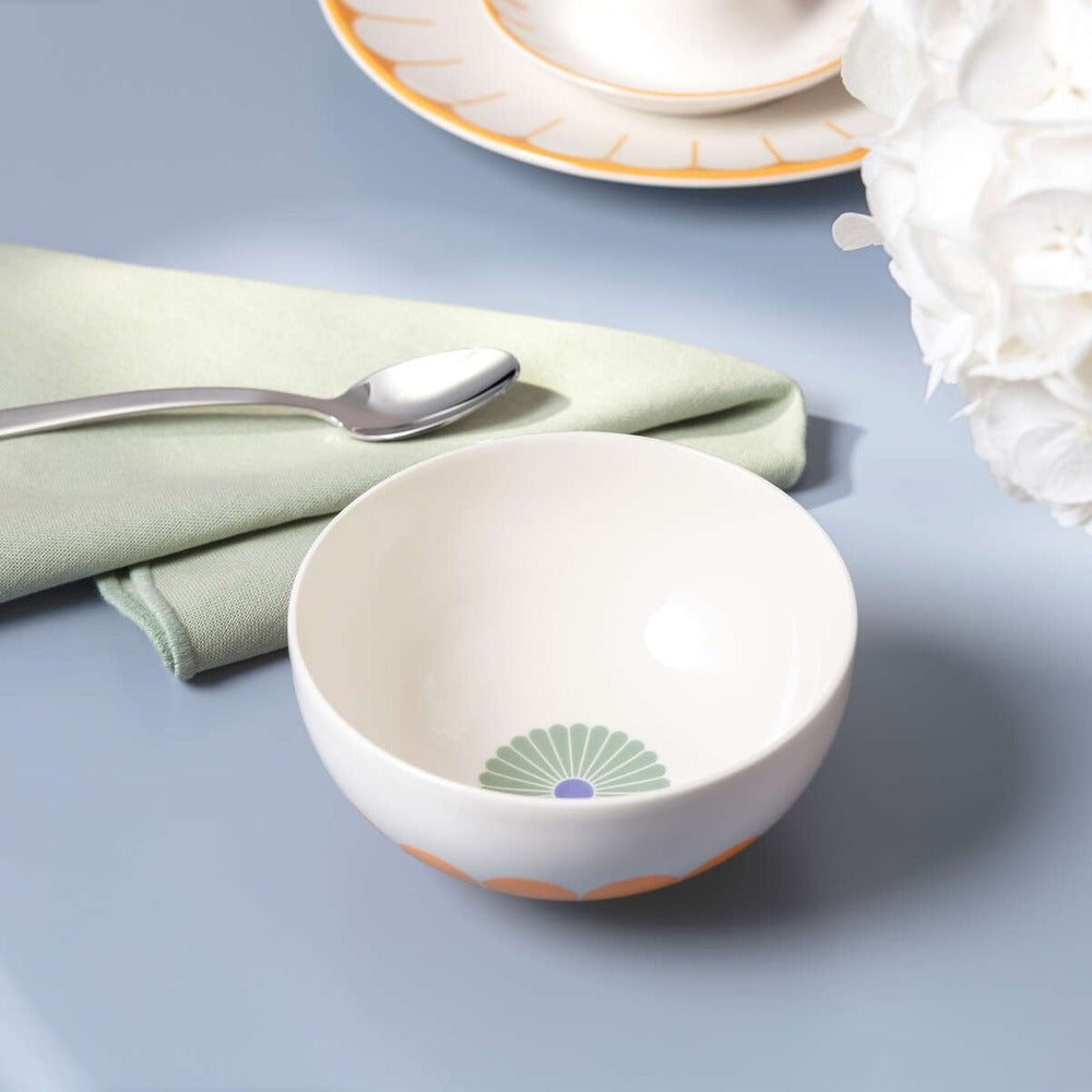 32 cl - Villeroy & Boch Fleur Ciotola In Porcellana Premium - Set 4 Pz
