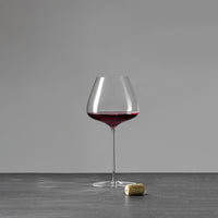 87 cl - Bormioli Luigi Sapientia Burgundy Rotweinglas Mundgeblasenes Glas Set mit 2 Stück