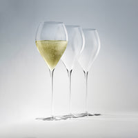 40 cl - Bormioli Luigi Sapientia Bollicine Verre à mousseux soufflé à la bouche en verre - Set de 2 pz