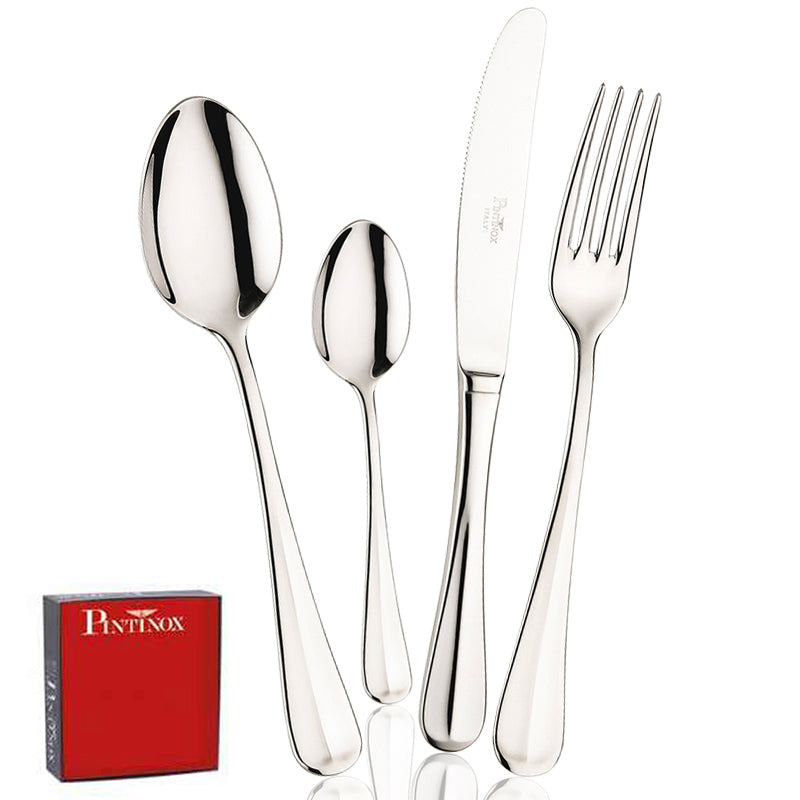 Pintinox Roma Juego de Cubiertos En Acero Inoxidable Set de 24 Pzas