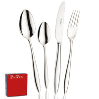 Pintinox Romanino Service De Couverts En Acier Inoxydable Set 24 Pz