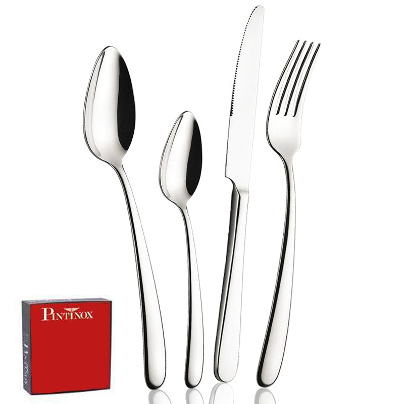 Pintinox Savoy servicio de cubiertos de acero inoxidable Set de 24 pz