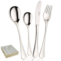 Pintinox Solaris Service De Couverts En Acier Inoxydable Set 24 Pz