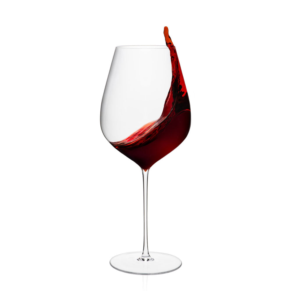 63 cl - Rona Arte Copa de vino tinto de vidrio transparente Set de 2 pz