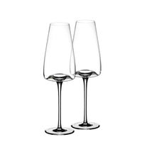 28 Cl Zieher Vision Rich Champagneglas van glas Set van 2 stuks