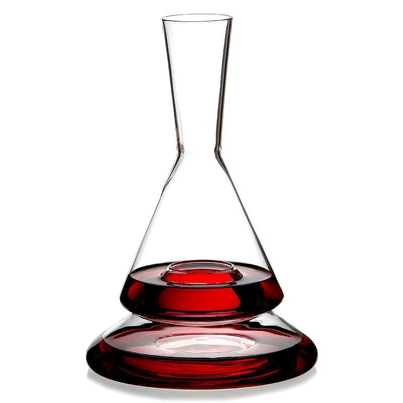 175 Cl Zieher Dubbele karaf van borosilicaatglas