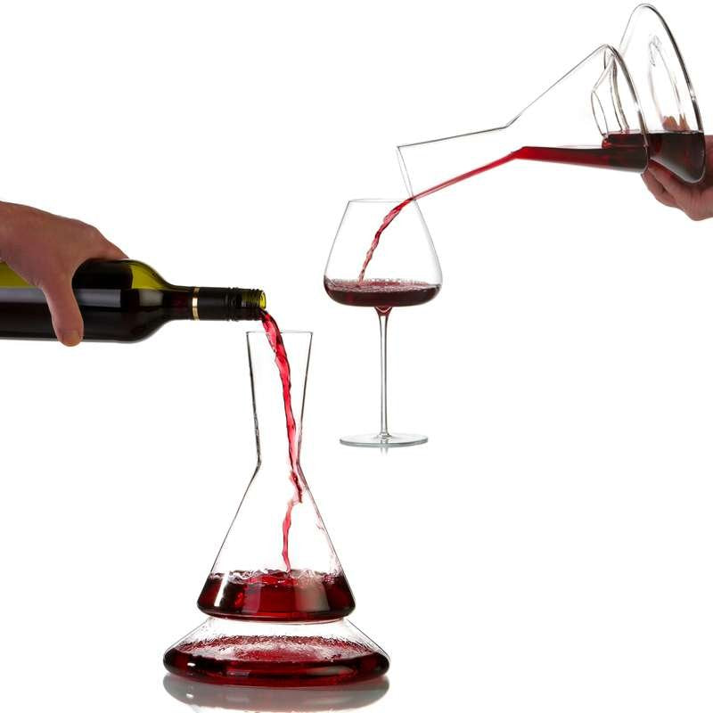 175 Cl Zieher Dubbele karaf van borosilicaatglas
