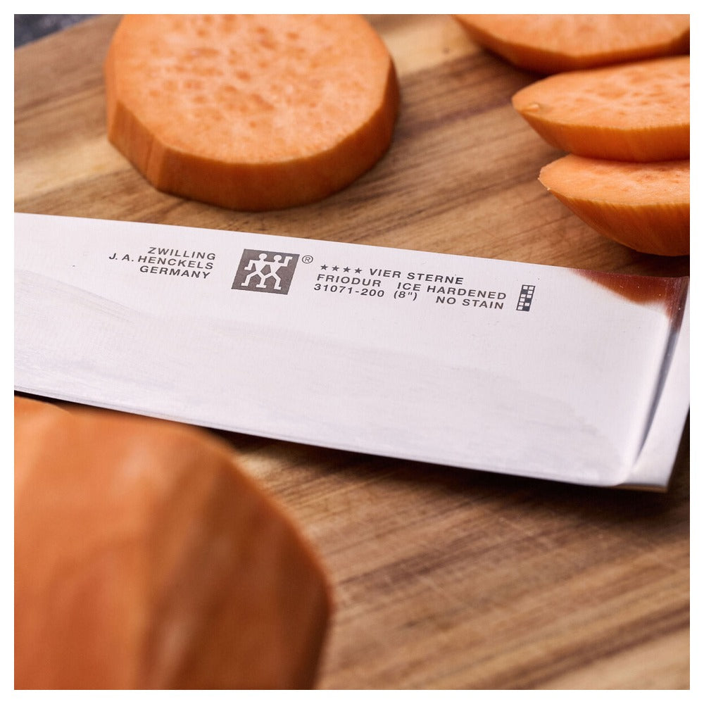 20 cm - Zwilling 4 Stars Cuchillo De Chef En Acero Inoxidable