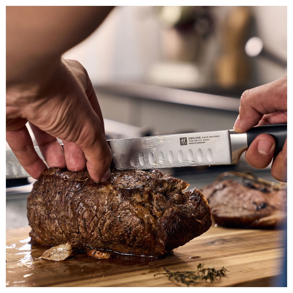 26 cm - Zwilling 4 Stars Cuchillo Jamón en Acero Inoxidable