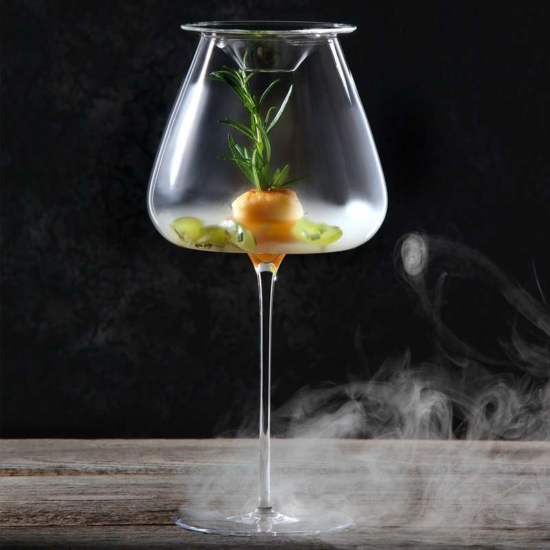 9 Cm Zieher Tesoro Coperchio Calice In Vetro Borosilicato Set 2 Pezzi