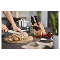Zwilling 4 Stars Set de couteaux avec bloc en acier inox - Set de 8 pz