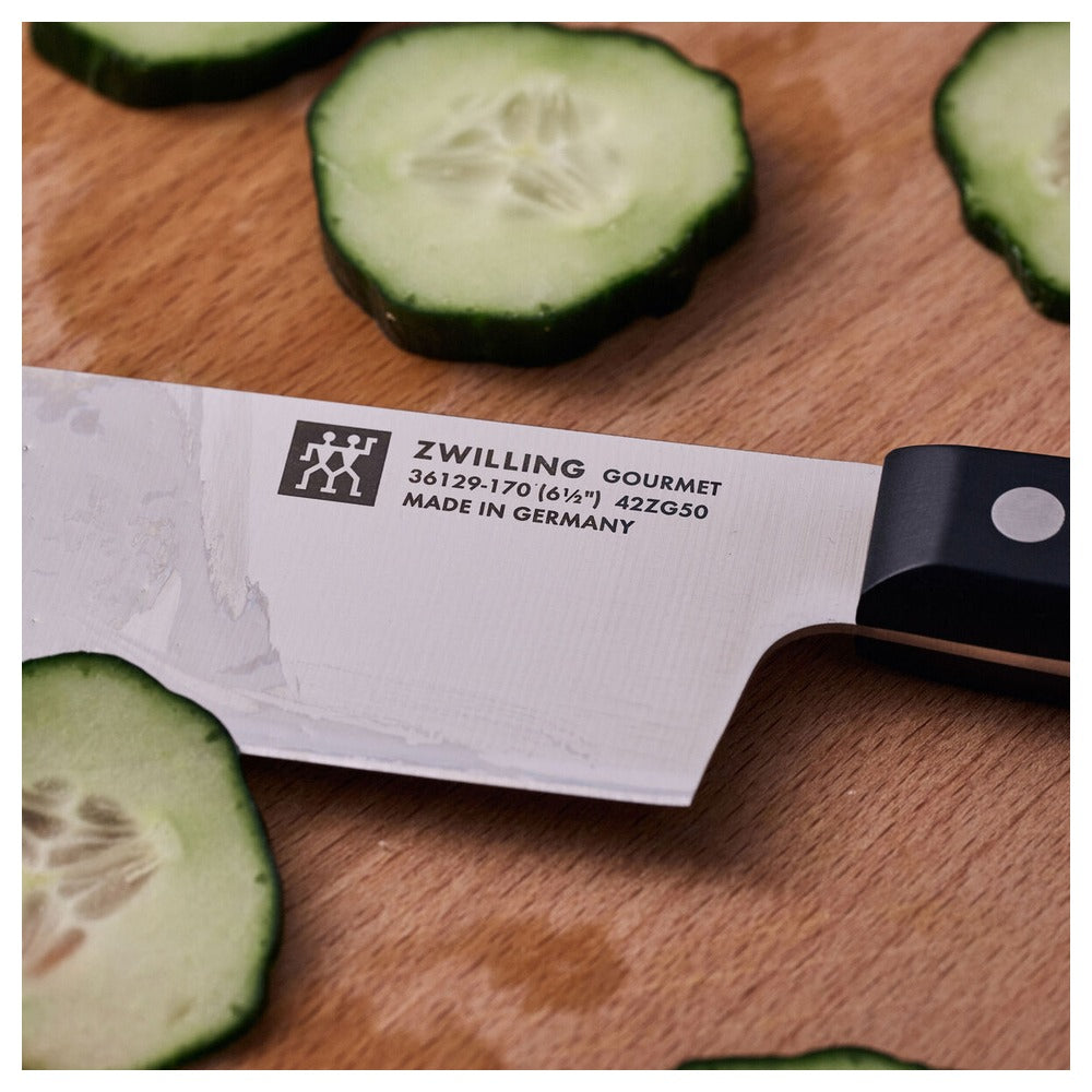 17 cm - Zwilling Gourmet Nakiri Mes In Roestvrij Staal