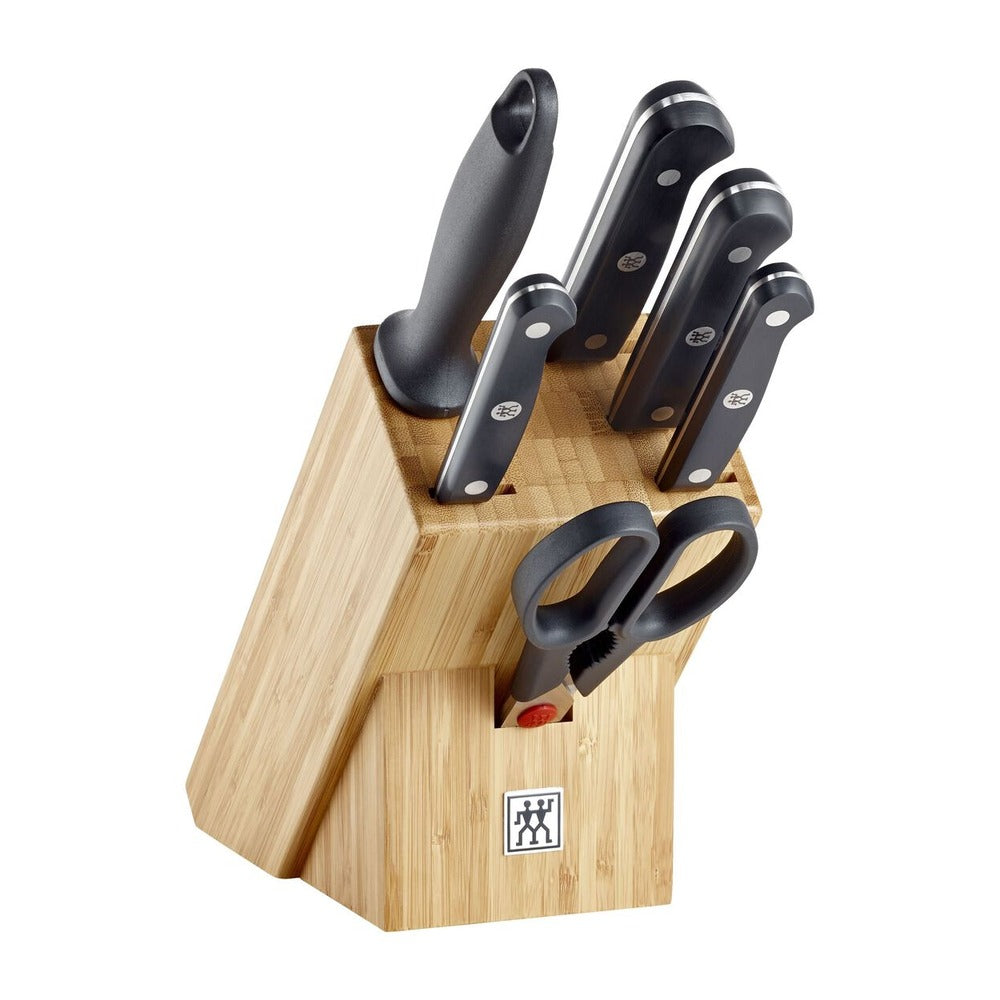 Zwilling Gourmet Set Cuchillos Con Taco De Bambú - Set 7 Pz