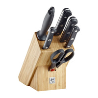 Zwilling Gourmet Set Cuchillos Con Taco De Bambú - Set 7 Pz