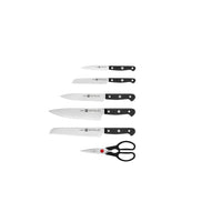Zwilling Gourmet knife set with stainless steel block - set of 7 pieces