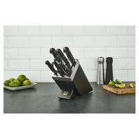 Zwilling Gourmet knife set with stainless steel block - set of 7 pieces