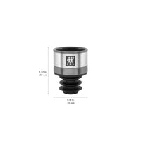 Zwilling Fresh & Save Set Bouchons Salva Vino En Acier Inoxydable - Set 3 Pz