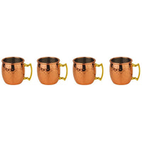 6 Cl Paderno Moscow Mule Mug In Stainless Steel Set of 4 Pcs
