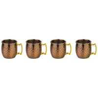 6 Cl Paderno Moscow Mule Mug In Stainless Steel Set of 4 Pcs