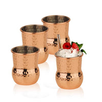 6 Cl Paderno Mug Julep Verre À Cocktail En Acier Inoxydable Lot de 4 Pièces
