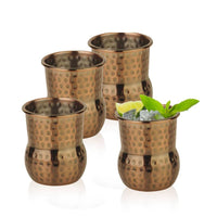 6 Cl Paderno Mug Julep Verre À Cocktail En Acier Inoxydable Lot de 4 Pièces