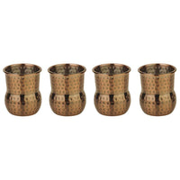 6 Cl Paderno Mug Julep Verre À Cocktail En Acier Inoxydable Lot de 4 Pièces