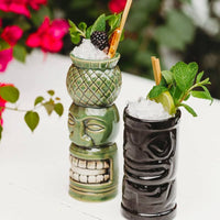 65 Cl Paderno Tiki Glas In Keramiek In Glas