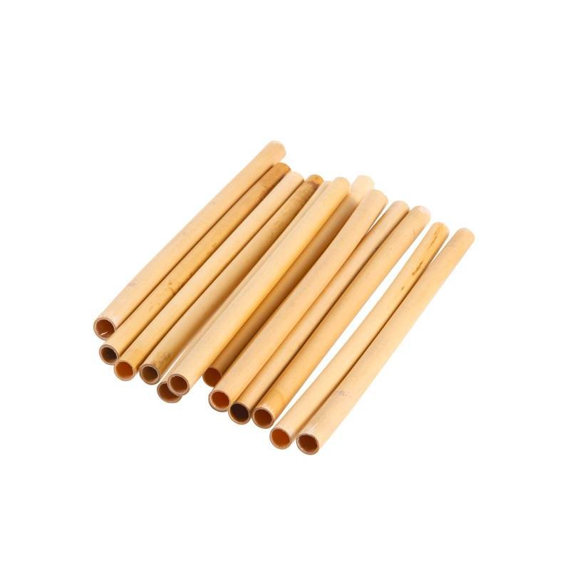 14 Cm Paderno Pailles 10-12 mm En Bambou Set 24 Pcs