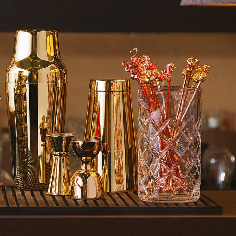 18 5 Cm Paderno Bar Happy Hour Bar lepel scarpa van roestvrij staal Set van 4 st