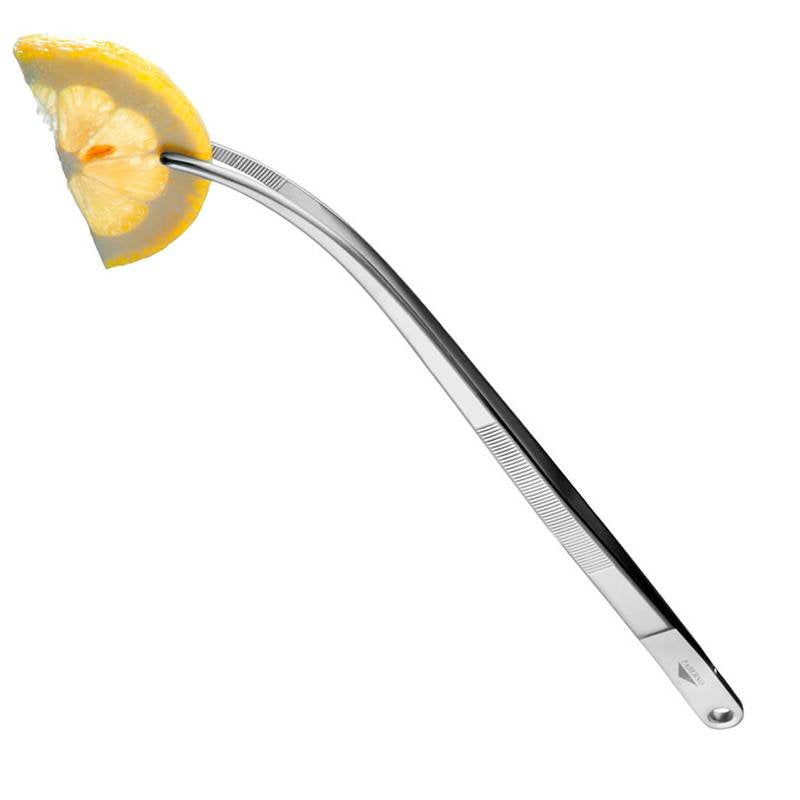 Paderno Kitchen Pastry And Bar Pinzas de Emplatado Curvas En Acero Inoxidable