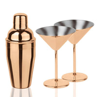 Paderno Martini Set mixology de acero inoxidable set de 3 piezas