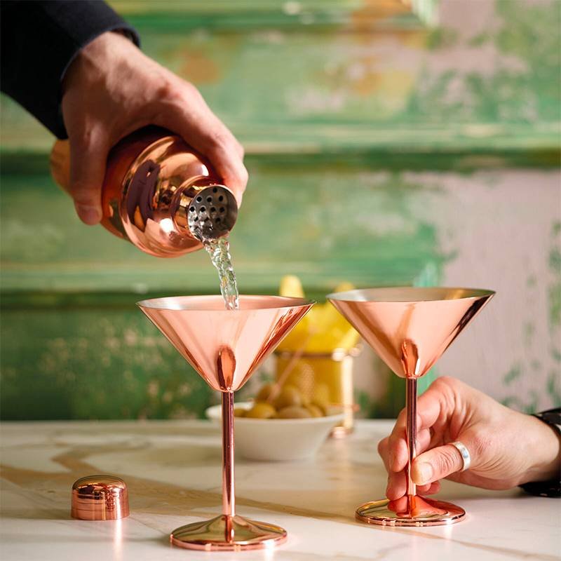 Paderno Martini Set mixology de acero inoxidable set de 3 piezas
